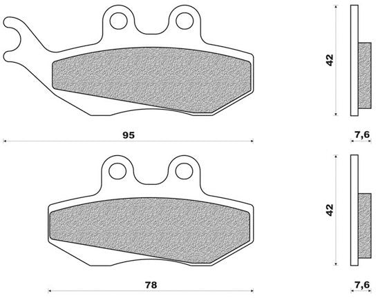 Set di blocchi freno Newfren FD0281 Trigger generico tossico per