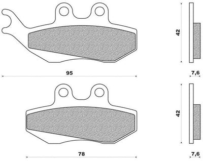 Newfren Remblokset FD0281 Generic Trigger Toxic Voor