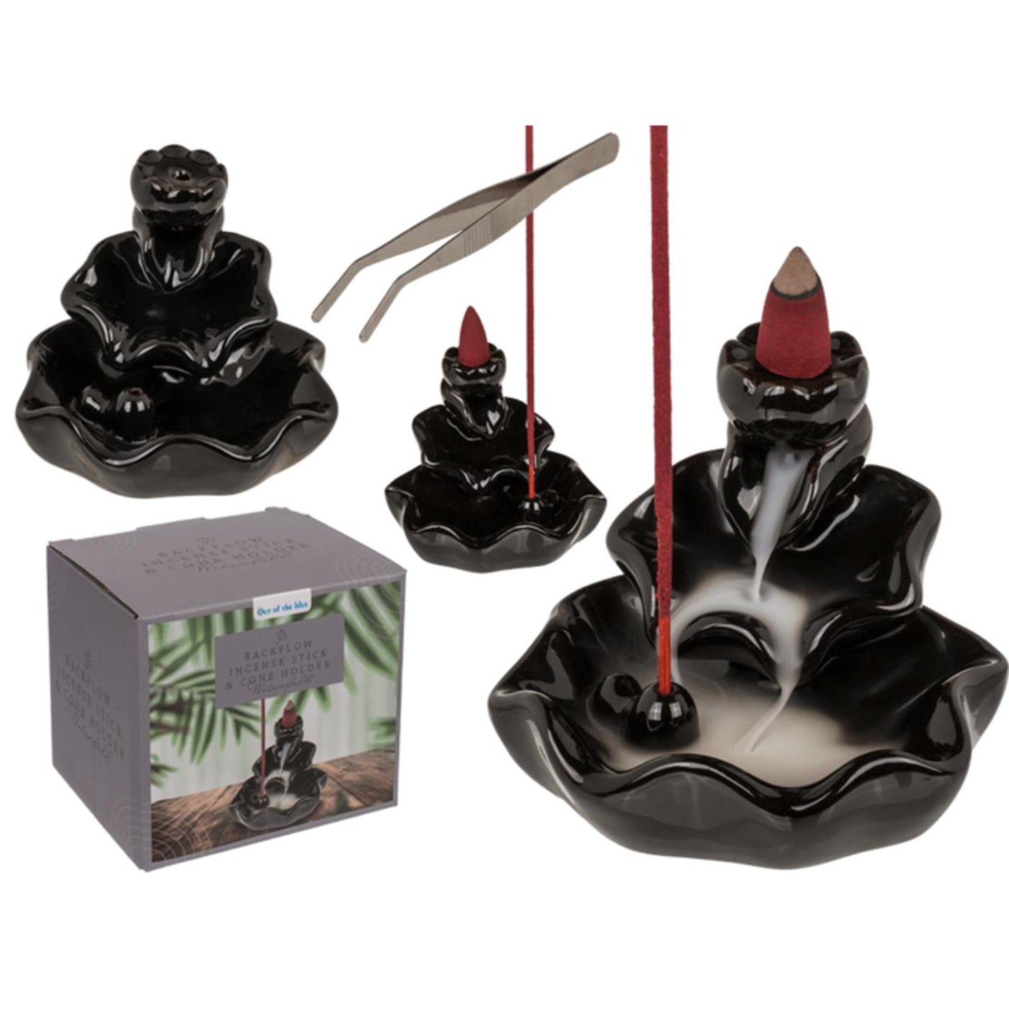 Bruciatore di incenso Ootb cascata 9,5x10 cm