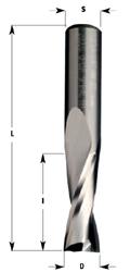 Cmt spiral cutter z2 pos. hwm s=8 d=6x27x70 r