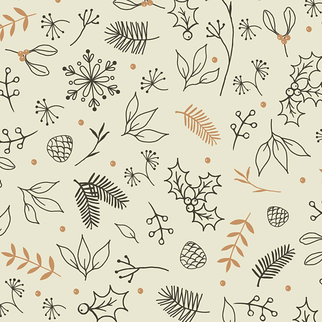 Papel de regalo Creativ company, flores, ancho: 50 cm, 80 gr, 5 m 1 rollo