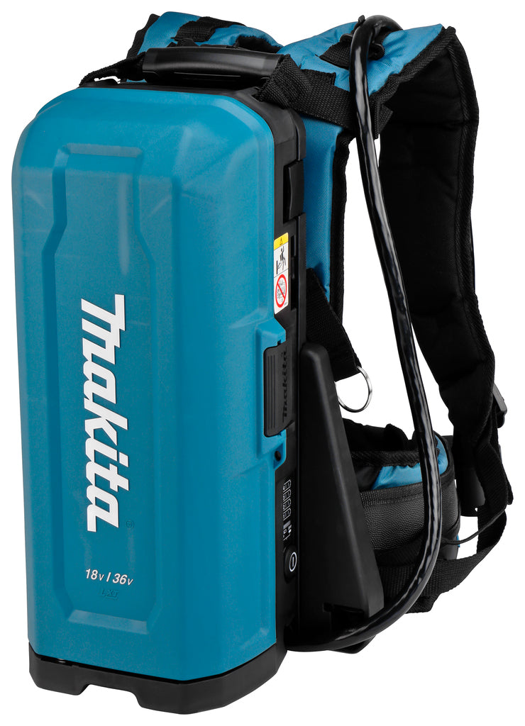 Stazione batteria a zaino Makita 18 v pdc01 con adattatore 2x18 v, in scatola - 191a64-2