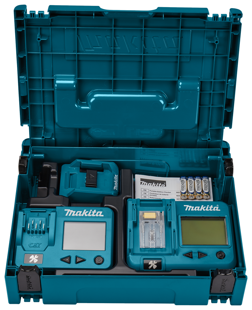 Accesorios Makita juego de probador de batería 3 piezas cxt, lxt, xgt - 191s58-5 - 191s58-5