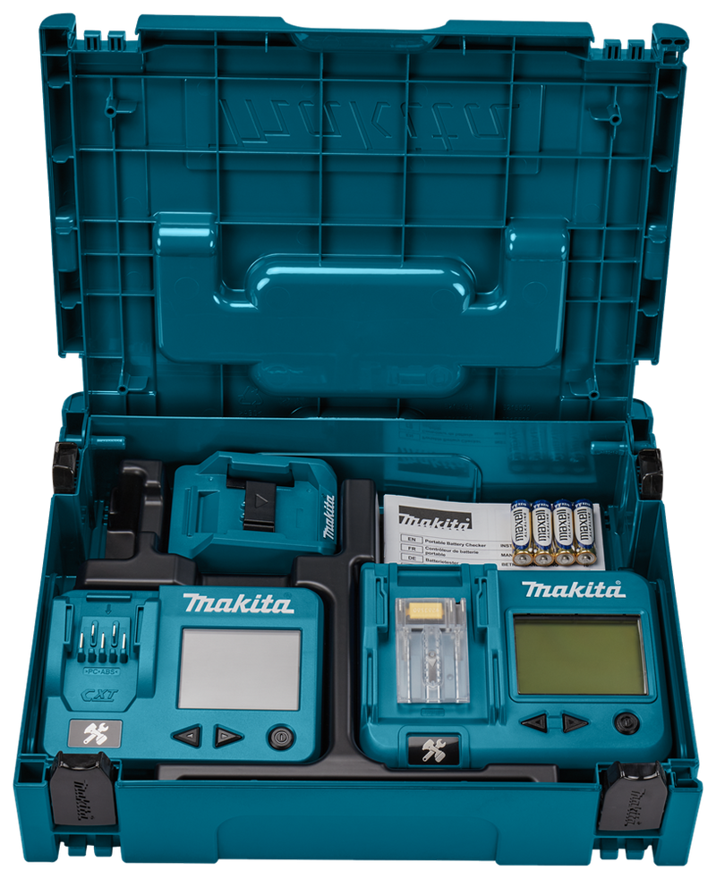 Accesorios Makita juego de probador de batería 3 piezas cxt, lxt, xgt - 191s58-5 - 191s58-5