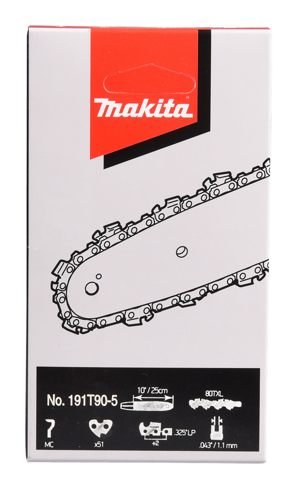 Accesorios Makita cadena de sierra txl80 300mm - 191t90-5 191t90-5
