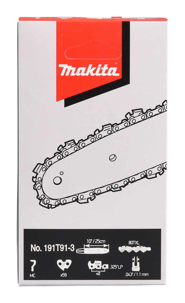 Accesorios Makita cadena de sierra txl80 350mm - 191t91-3 191t91-3
