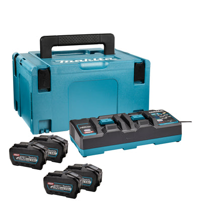 Juego de iniciación de batería makita xgt dc40rb 4xbl4050f