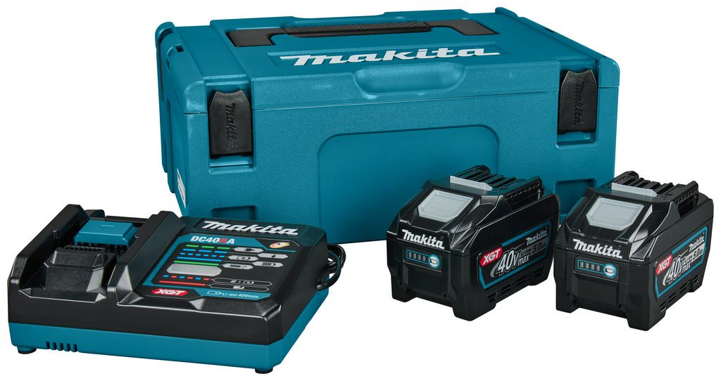 Makita191v35-5 | xgt set iniziale dc40ra 2x bl4050f | 40 V massimo | 5.0ah in mbox - 191v35-5