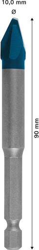 Serie Bosch Expert - trapano per piastrelle - 10 mm - 90 mm - ceramica dura