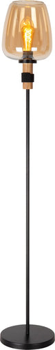 Lucide ilona - lampada da terra - ø 34 cm - 1xe27 - ambra