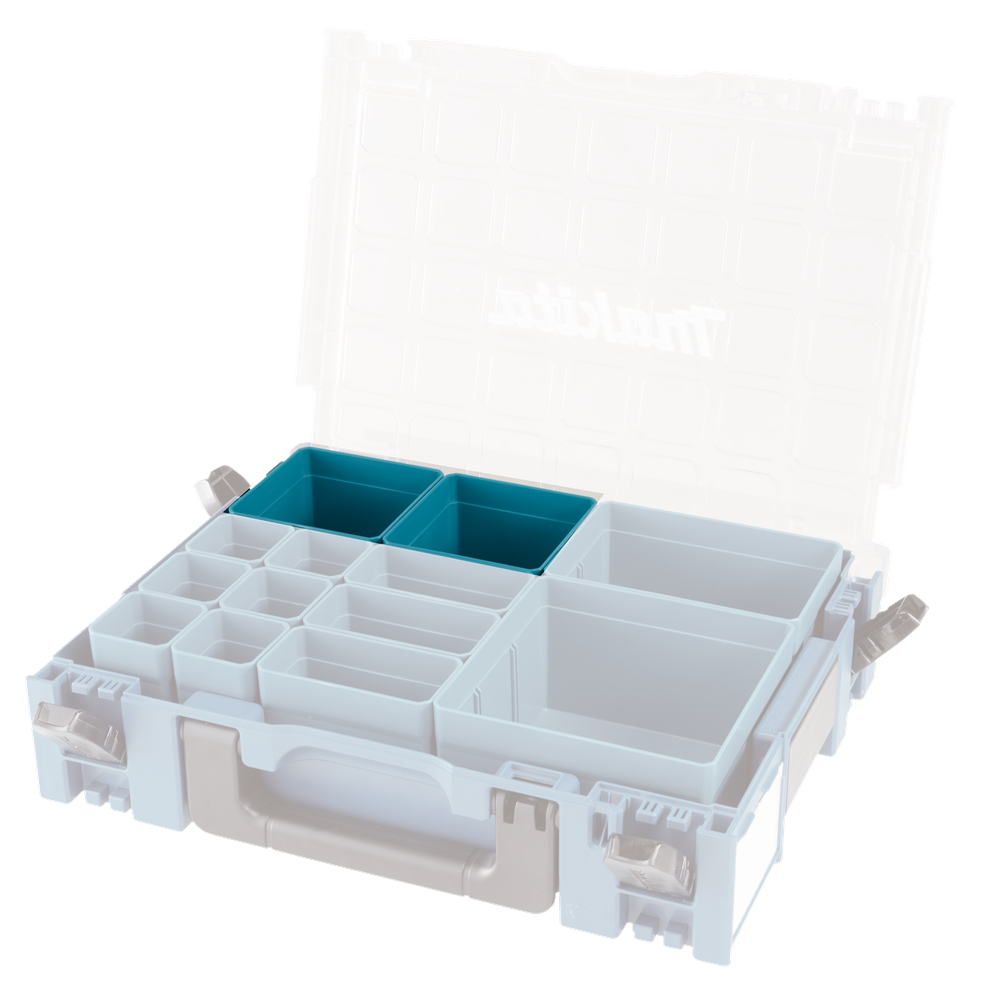 Scatola porta accessori Makita 100x100mm mbox organizer - 191x95-9 - 191x95-9