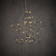 Edelman stella sospesa nero bianco caldo 60led bo - h32xd30cm | 3 pezzi