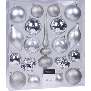 Set di Natale di Natale 19sts Silver