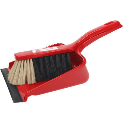Paletta e paletta in plastica 22 cm rossa
