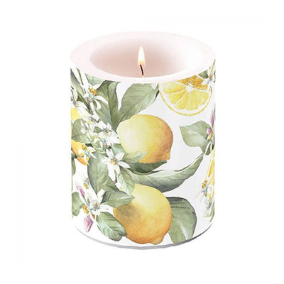 Vela ambiente pequeña limoni