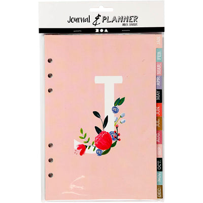 Creativ company index divider, a5, number of pages 12, gold, red, coral, 1 piece
