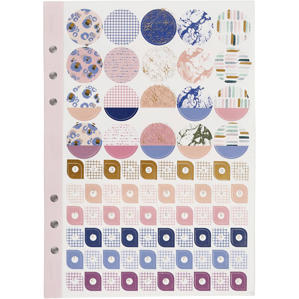 Creative Company StickerBoek Bloemen A5 per Planner, 578st.