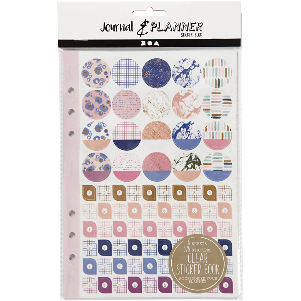 Creative Company StickerBoek Bloemen A5 per Planner, 578st.
