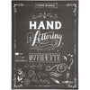 Lettering a mano - esercizi, dimensione 21x28 cm, spessore 1 cm, numero pagine 63, 1 pezzo, testo in danese