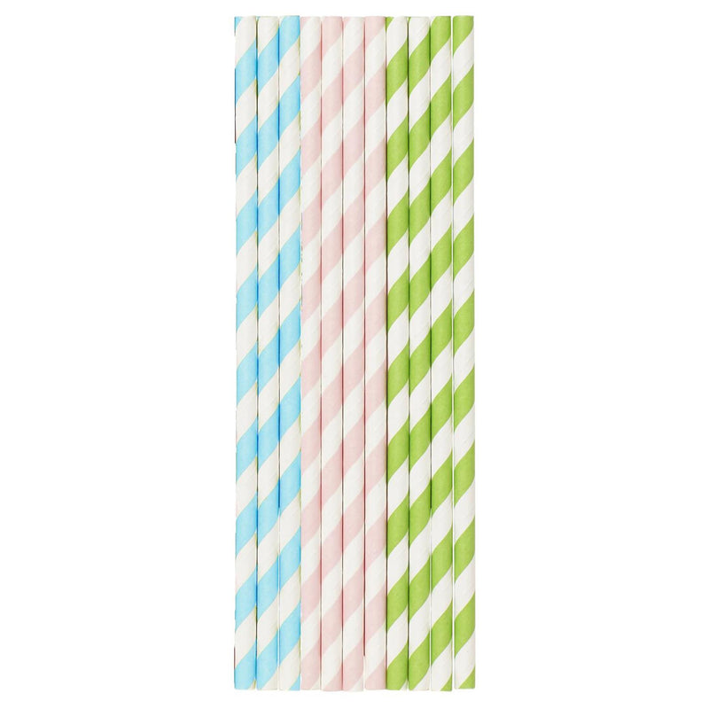Duni cannucce di carta pastelli 20 cm 25 pz