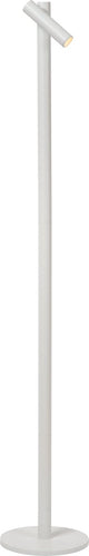 Lucide antrim - oplaadbare leeslamp binnen buiten - accu batterij - led dimbaar - 1x2,2w 2700k - ip54 - met draadloos oplaadstation - wit