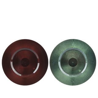 Tapa de placa decorativa Kaemingk 2col assdia33cm x h.1.5cm | 6 piezas