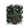 Kaemingk Bolas navideñas de poliestireno mate, brillante, mezcla de purpurina Ø8cm