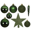 Kaemingk Bolas navideñas de poliestireno mate, brillante, mezcla de purpurina Ø8cm