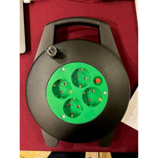 Carrete sin marca 10m negro con verde