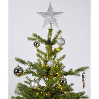 Kaemingk Palline di Natale in polistirolo lucido, opaco, glitter mix dia8cm