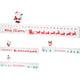 Calendario dell'avvento 40 cm bianco 3ass | 6 pezzi