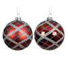 Palla di Natale pp 2col assdia8cm | 12 pezzi