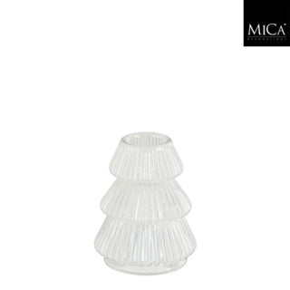 Albero portacandele Edelman bianco - h8xp6,5cm | 4 pezzi