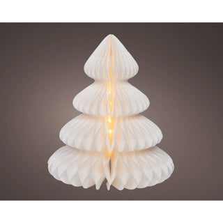 Micro LED albero di carta stabile per interni FSC mix 100% dia42cm x h.48cm