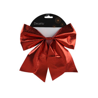 Lazo Kaemingk poliéster largo 20 cm x ancho 1 cm x alto 24 cm | 6 piezas