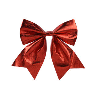 Lazo Kaemingk poliéster largo 20 cm x ancho 1 cm x alto 24 cm | 6 piezas
