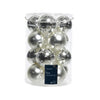 Kaemingk Palle di Natale in vetro lucido, opaco mixdia8cm