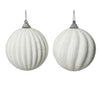 Kerstbal op draad foam 2assdia8cm | 12 stuks