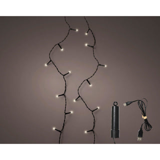 Kaemingk luces led duracharge basic 8 funciones efecto centelleo exterior 1500cm