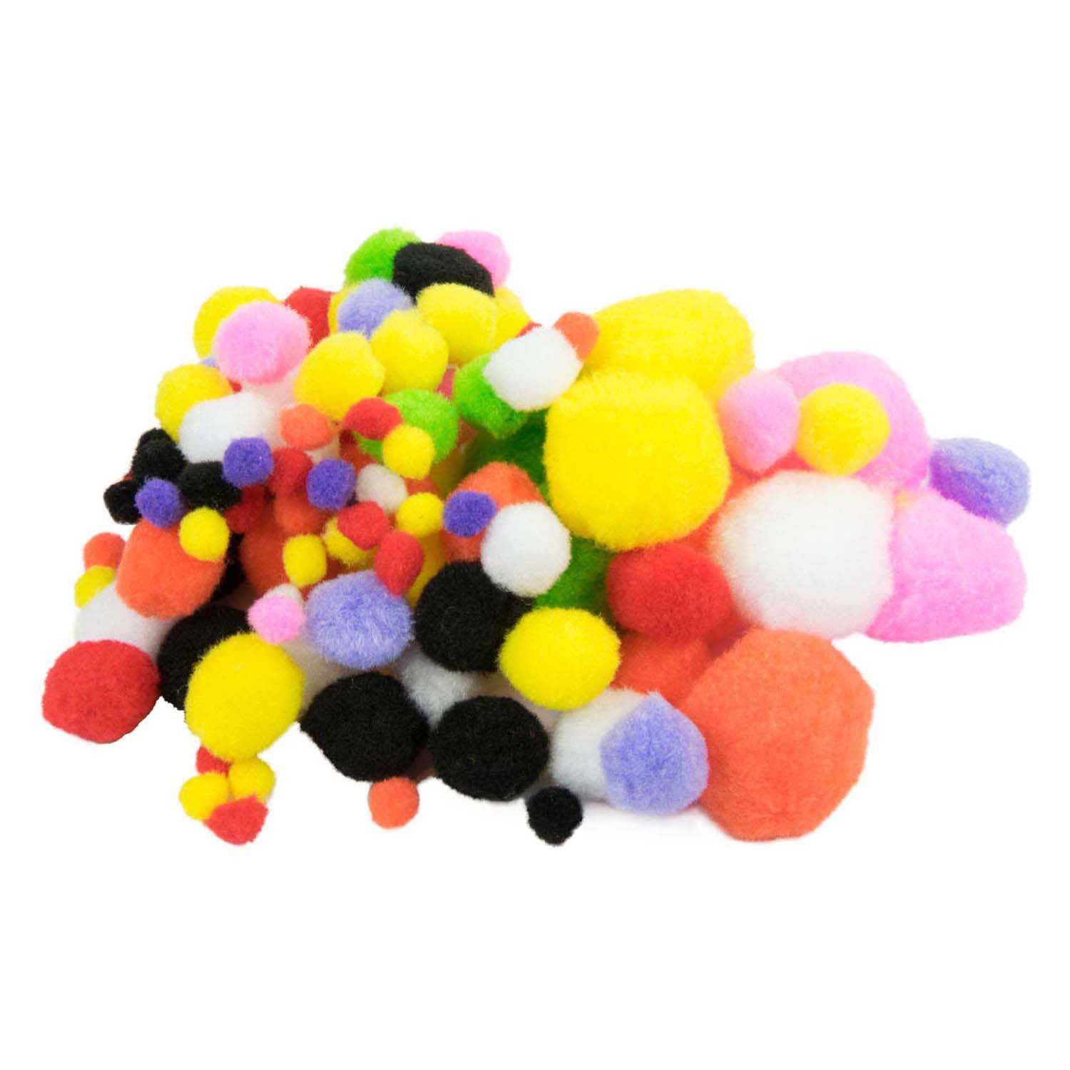 Pompon colorati, 100 °.