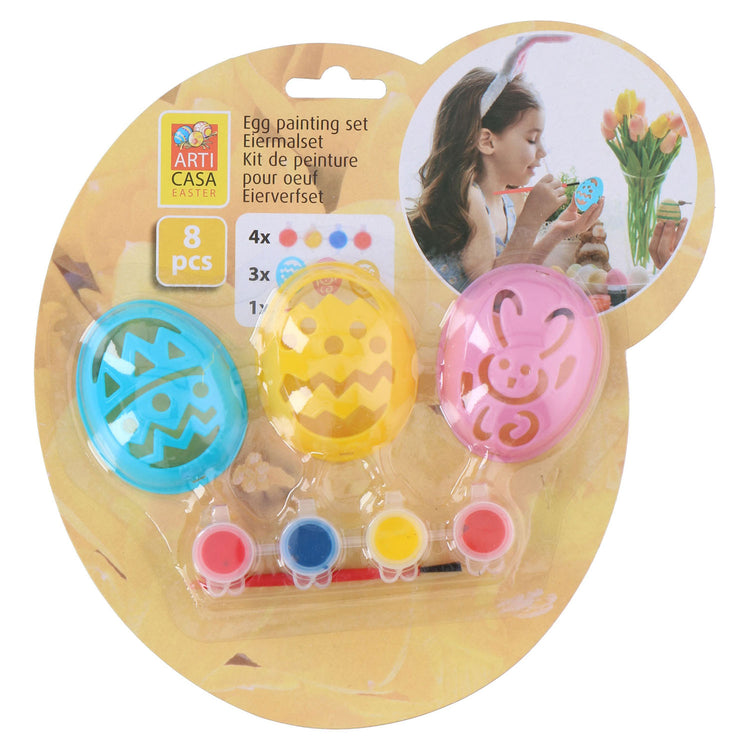 Egg -paint set templates, 8dlg.