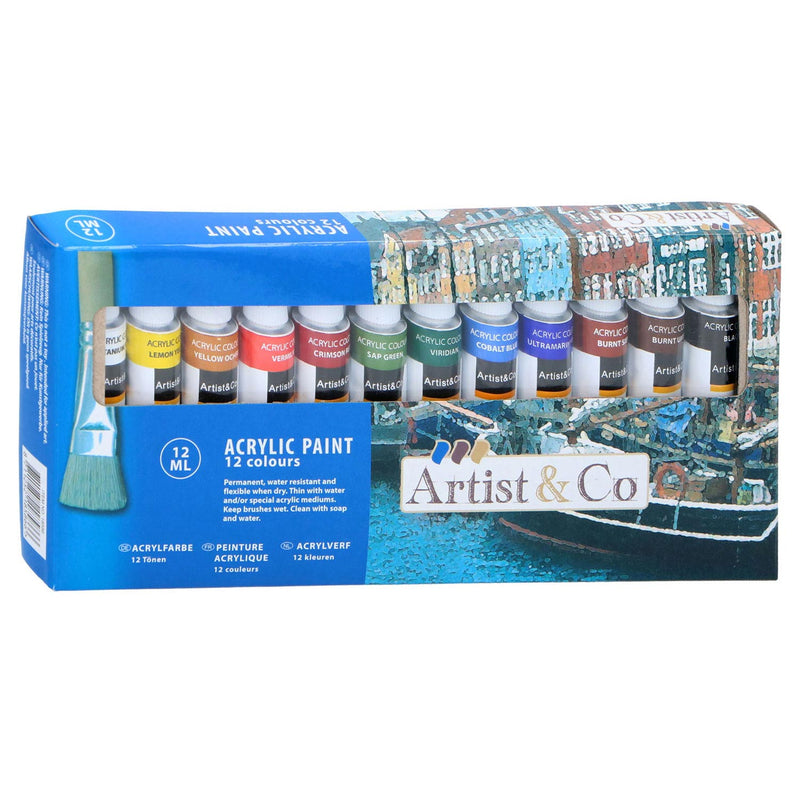 Vernice acrilica, 12 pz.