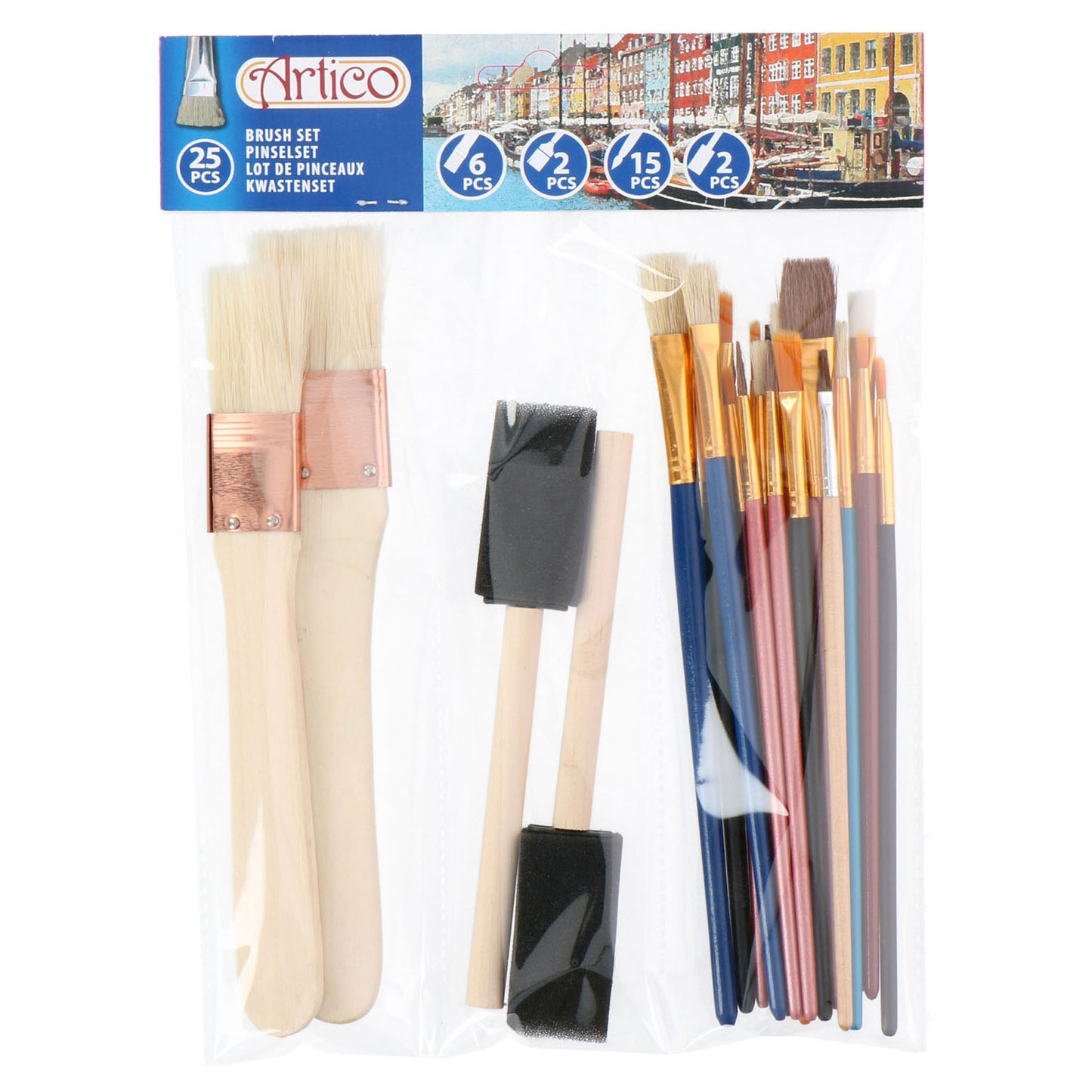Kwastens set, 25dlg.