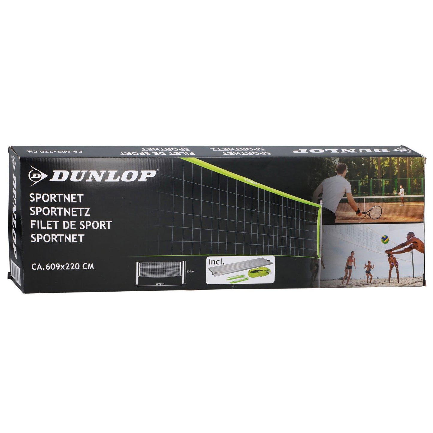 Dunlop Sportnet, 609x220 cm