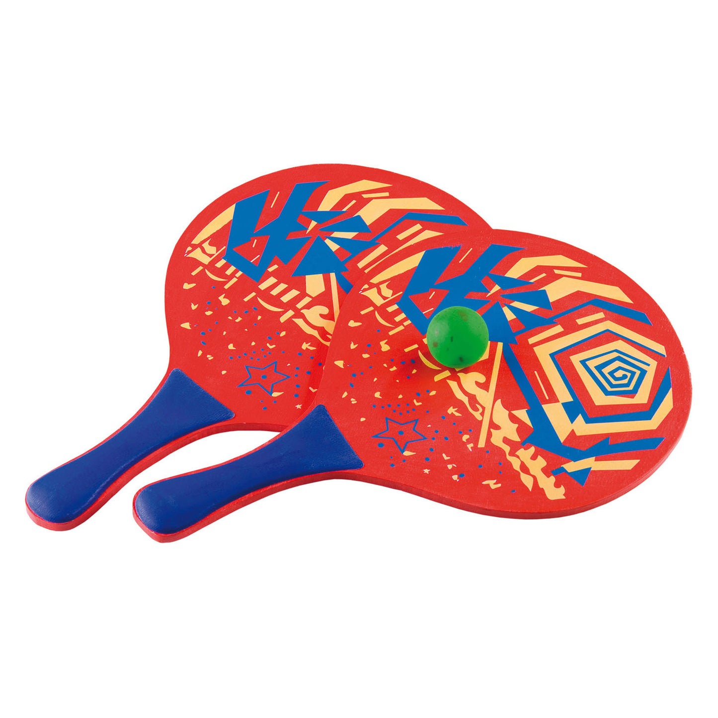 Set di palloni da spiaggia in legno, 3 pezzi