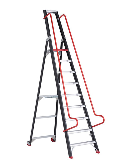 Escalera de almacén de un solo acceso Altrex taurus tme 9 - 193209
