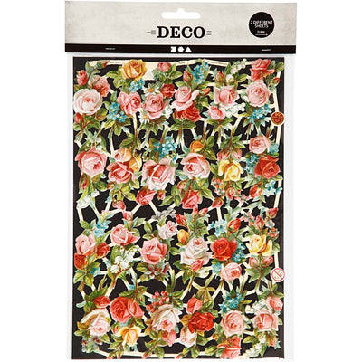 Https: www.cchobby.nl vintage-plaatjes-kleine-bloemen-vel-16-5x23-5-cm-2-vel-1-doos
