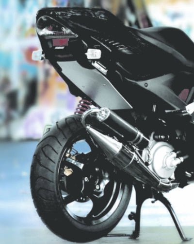 OpticParts DF Optic Parts Aerox a BJ. 2014 Alluminio Matt Silver