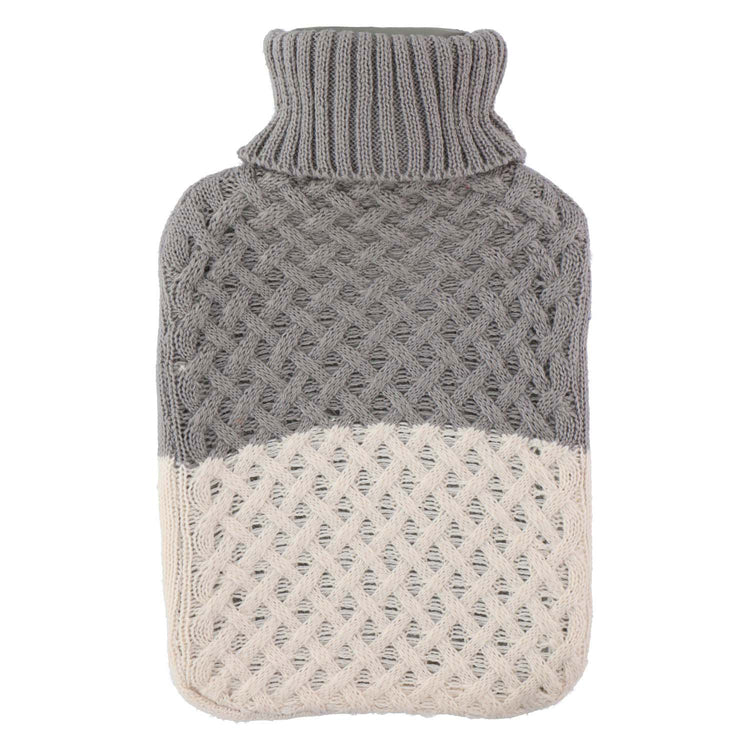 Borsa dell'acqua calda grigia