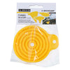 Embudo Dunlop plegable ø9x10cm amarillo